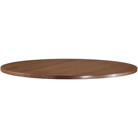 Lorell TABLETOP, ROUND, 48, WALNUT LLR69989